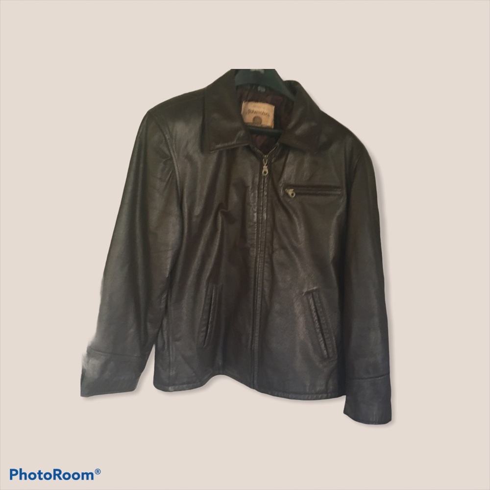 Men’s vintage St Johns’s Bay Leather bomber jacket